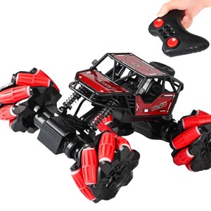 ماشین کنترلی آفرودی چرخ کپسولی موزیکال شارژی مقیاس 1:18_اسباب بازی ماشین کنترلی