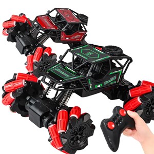 ماشین کنترلی آفرودی چرخ کپسولی موزیکال شارژی مقیاس 1:18_اسباب بازی ماشین کنترلی