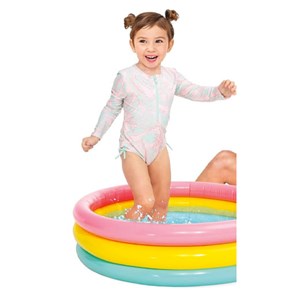 استخر بادی کودک اینتکس intex قطر 86 سانتیمتری کف بادی_اسباب بازی ورزشی