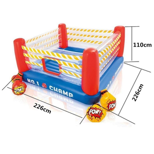 جامپینگ بادی طرح رینگ بوکس اینتکس با دستکش Inflatable jumping box design box Intex_اسباب بازی ورزشی