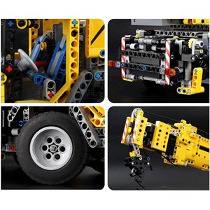 لگو تکنیک ماشین جرثقیل کنترلی 2590 قطعه با 8 موتور مدل Mould King 13101_اسباب بازی لگو