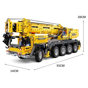 لگو تکنیک ماشین جرثقیل کنترلی 2590 قطعه با 8 موتور مدل Mould King 13101_اسباب بازی لگو