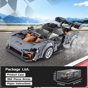 لگو تکنیک ماشین مسابقه مک لارن سننا 352 قطعه مدل Mould King Senna Car Model Building Set 27008_اسباب بازی لگو