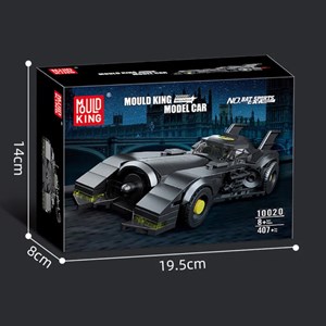 لگو دی سی ماشین بتمن 407 قطعه مدل Mould King 10020 Batmobile Model Car_اسباب بازی لگو