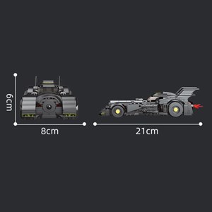 لگو دی سی ماشین بتمن 407 قطعه مدل Mould King 10020 Batmobile Model Car_اسباب بازی لگو