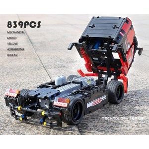 لگو تکنیک کامیون مسابقه‌ای کنترلی 570 قطعه مدل MOULD KING 15002 Race Truck_اسباب بازی لگو