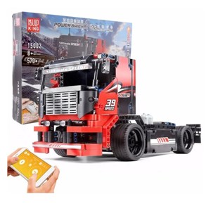 لگو تکنیک کامیون مسابقه‌ای کنترلی 570 قطعه مدل MOULD KING 15002 Race Truck_اسباب بازی لگو