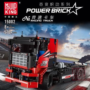 لگو تکنیک کامیون مسابقه‌ای کنترلی 570 قطعه مدل MOULD KING 15002 Race Truck_اسباب بازی لگو