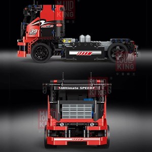 لگو تکنیک کامیون مسابقه‌ای کنترلی 570 قطعه مدل MOULD KING 15002 Race Truck_اسباب بازی لگو
