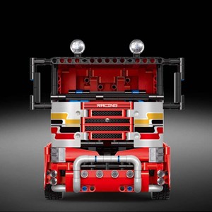 لگو تکنیک کامیون حمل‌ و نقل کنترلی 577 قطعه مدل MOULD KING 15003 RC Transport Truck Remote Contro_اسباب بازی لگو