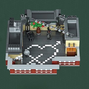 لگو کریتور کافی‌ شاپ چراغدار 4488 قطعه مدل Mould King 16014 Friends Cafe_اسباب بازی لگو