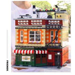 لگو کریتور کافی‌ شاپ چراغدار 4488 قطعه مدل Mould King 16014 Friends Cafe_اسباب بازی لگو