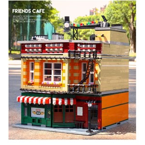 لگو کریتور کافی‌ شاپ چراغدار 4488 قطعه مدل Mould King 16014 Friends Cafe_اسباب بازی لگو