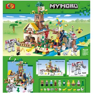 لگو ماینکرافت 1402 قطعه مدل Minecraft My World 7669_اسباب بازی لگو