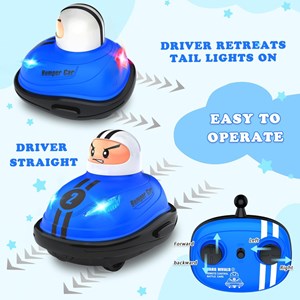 ماشین‌ های کنترلی تصادفی مدل RC Bumper Cars مجموعه ی 2 عددی_اسباب بازی ماشین کنترلی