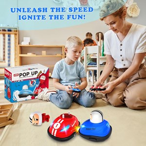 ماشین‌ های کنترلی تصادفی مدل RC Bumper Cars مجموعه ی 2 عددی_اسباب بازی ماشین کنترلی
