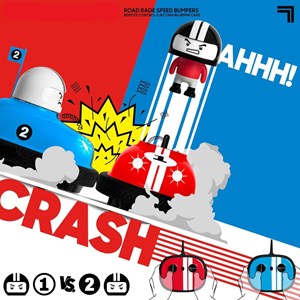 ماشین‌ های کنترلی تصادفی مدل RC Bumper Cars مجموعه ی 2 عددی_اسباب بازی ماشین کنترلی