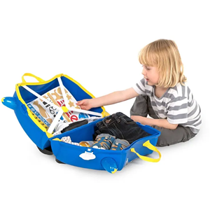 چمدان سواری کودک با ظرفیت 18 لیتر طرح ماشین پلیس مدل 00323 Trunki 18L_کیف و کوله پشتی