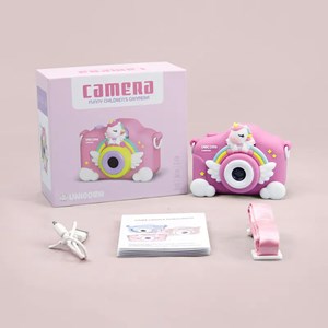 دوربین عکاسی و فیلمبرداری کودک طرح یونیکورن صورتی مدل XL_830_اسباب بازی دیجیتال و هوشمند