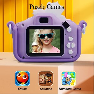 دوربین عکاسی و فیلمبرداری کودک طرح یونیکورن بنفش مدل XL_960_اسباب بازی دیجیتال و هوشمند