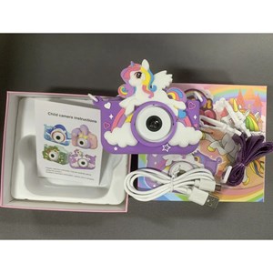 دوربین عکاسی و فیلمبرداری کودک طرح یونیکورن بنفش مدل XL_960_اسباب بازی دیجیتال و هوشمند