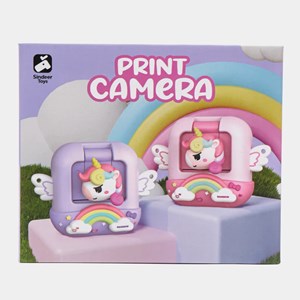 دوربین عکاسی و فیلمبرداری دیجیتال کودک با چاپ فوری حرارتی طرح یونیکورن بنفش مدل M9_اسباب بازی دیجیتال و هوشمند