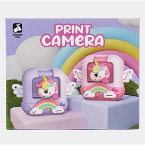 دوربین عکاسی و فیلمبرداری دیجیتال کودک با چاپ فوری حرارتی طرح یونیکورن صورتی مدل M9_اسباب بازی دیجیتال و هوشمند