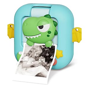 دوربین عکاسی و فیلمبرداری دیجیتال کودک با چاپ فوری حرارتی طرح دایناسور مدل M9_اسباب بازی دیجیتال و هوشمند