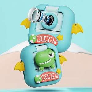 دوربین عکاسی و فیلمبرداری دیجیتال کودک با چاپ فوری حرارتی طرح دایناسور مدل M9_اسباب بازی دیجیتال و هوشمند