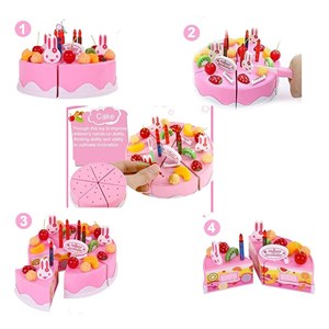 ست اسباب‌ بازی کیک تولد موزیکال 75 تکه مدل Musical Birthday Cake Playset 20_889_اسباب بازی لوازم خانگی