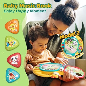 اسباب بازی کتاب موزیکال و آموزشی طرح زرافه_اسباب بازی نوزادی