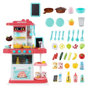 ست اسباب بازی آشپزخانه بزرگ 43 تکه با بخار و سینک مدل Mist Kitchen_اسباب بازی لوازم خانگی