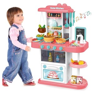 ست اسباب بازی آشپزخانه بزرگ 43 تکه با بخار و سینک مدل Mist Kitchen_اسباب بازی لوازم خانگی