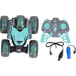 ماشین کنترلی شارژی دیوانه چرخشی 360 درجه سرعت بالا رنگ آبی مدل SQ2335_اسباب بازی ماشین کنترلی