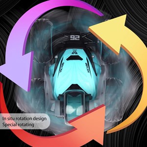 ماشین کنترلی شارژی دیوانه چرخشی 360 درجه سرعت بالا رنگ آبی مدل SQ2335_اسباب بازی ماشین کنترلی