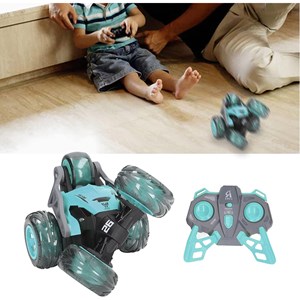 ماشین کنترلی شارژی دیوانه چرخشی 360 درجه سرعت بالا رنگ آبی مدل SQ2335_اسباب بازی ماشین کنترلی