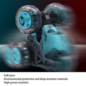 ماشین کنترلی شارژی دیوانه چرخشی 360 درجه سرعت بالا رنگ آبی مدل SQ2335_اسباب بازی ماشین کنترلی