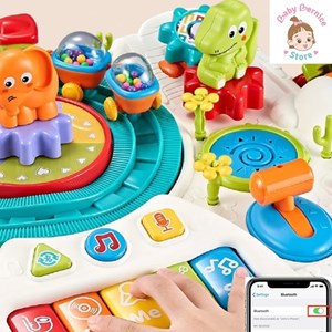 میز آموزشی بلوتوثی قابل شارژ 2 در 1 مدل Bluetooth Learning Table_اسباب بازی موسیقی