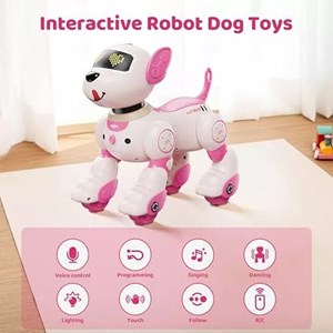 سگ رباتیک هوشمند با سنسور و کنترل مدل Programmable Robot Dog Toy 1536_اسباب بازی ربات