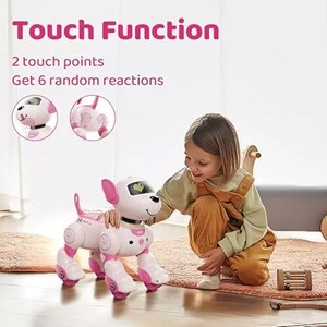سگ رباتیک هوشمند با سنسور و کنترل مدل Programmable Robot Dog Toy 1536_اسباب بازی ربات