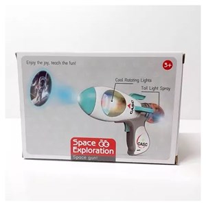 تفنگ اسباب بازی موزیکال فضانورد دودزا همراه با پروژکتور مدل Toy Gun with Mist Spray 922_اسباب بازی تفنگ