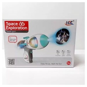تفنگ اسباب بازی موزیکال فضانورد دودزا همراه با پروژکتور مدل Toy Gun with Mist Spray 922_اسباب بازی تفنگ