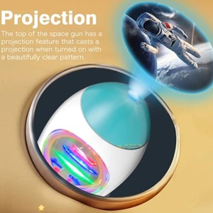 تفنگ اسباب بازی موزیکال فضانورد دودزا همراه با پروژکتور مدل Toy Gun with Mist Spray 922_اسباب بازی تفنگ