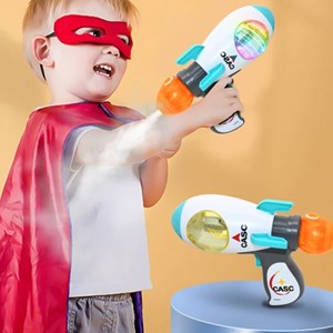 تفنگ اسباب بازی موزیکال فضانورد دودزا همراه با پروژکتور مدل Toy Gun with Mist Spray 922_اسباب بازی تفنگ