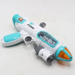 تفنگ اسباب بازی موزیکال بلستر فضایی دودزا با تیرهای چسبانکی مدل Space Smoke Blaster Gun 923_اسباب بازی تفنگ