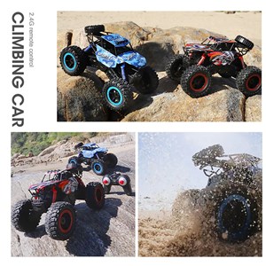 ماشین کنترلی آب و خاک آفرود دو دیفرانسیل رنگ قرمز مدل MZ 2047_اسباب بازی ماشین کنترلی