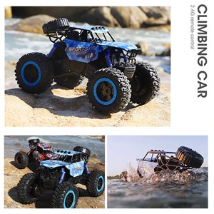 ماشین کنترلی آب و خاک آفرود دو دیفرانسیل رنگ قرمز مدل MZ 2047_اسباب بازی ماشین کنترلی