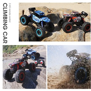 ماشین کنترلی آب و خاک آفرود دو دیفرانسیل رنگ آبی مدل MZ 2047_اسباب بازی ماشین کنترلی