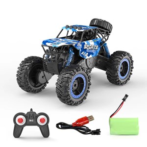 ماشین کنترلی آب و خاک آفرود دو دیفرانسیل رنگ آبی مدل MZ 2047_اسباب بازی ماشین کنترلی