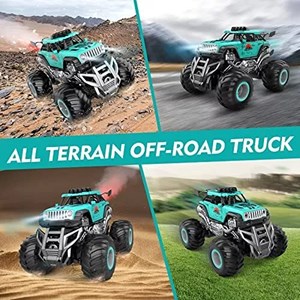 ماشین کنترلی آفرود دودزا مدل کامیون هیولا_اسباب بازی ماشین کنترلی